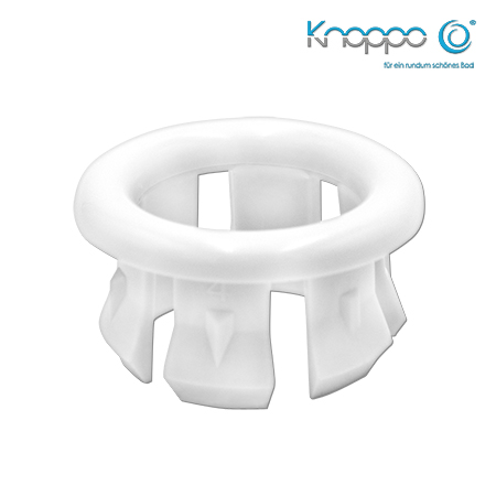 Knoppo Waschbecken Blende Ring weiß