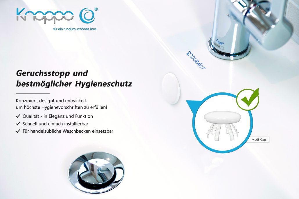 Knoppo Design Abdeckung Hyigiene Medi Cap (weiß)